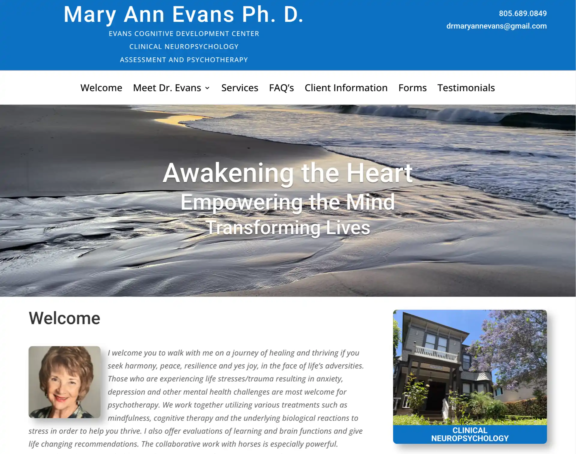 Dr. Mary Ann Evans Ph. D.