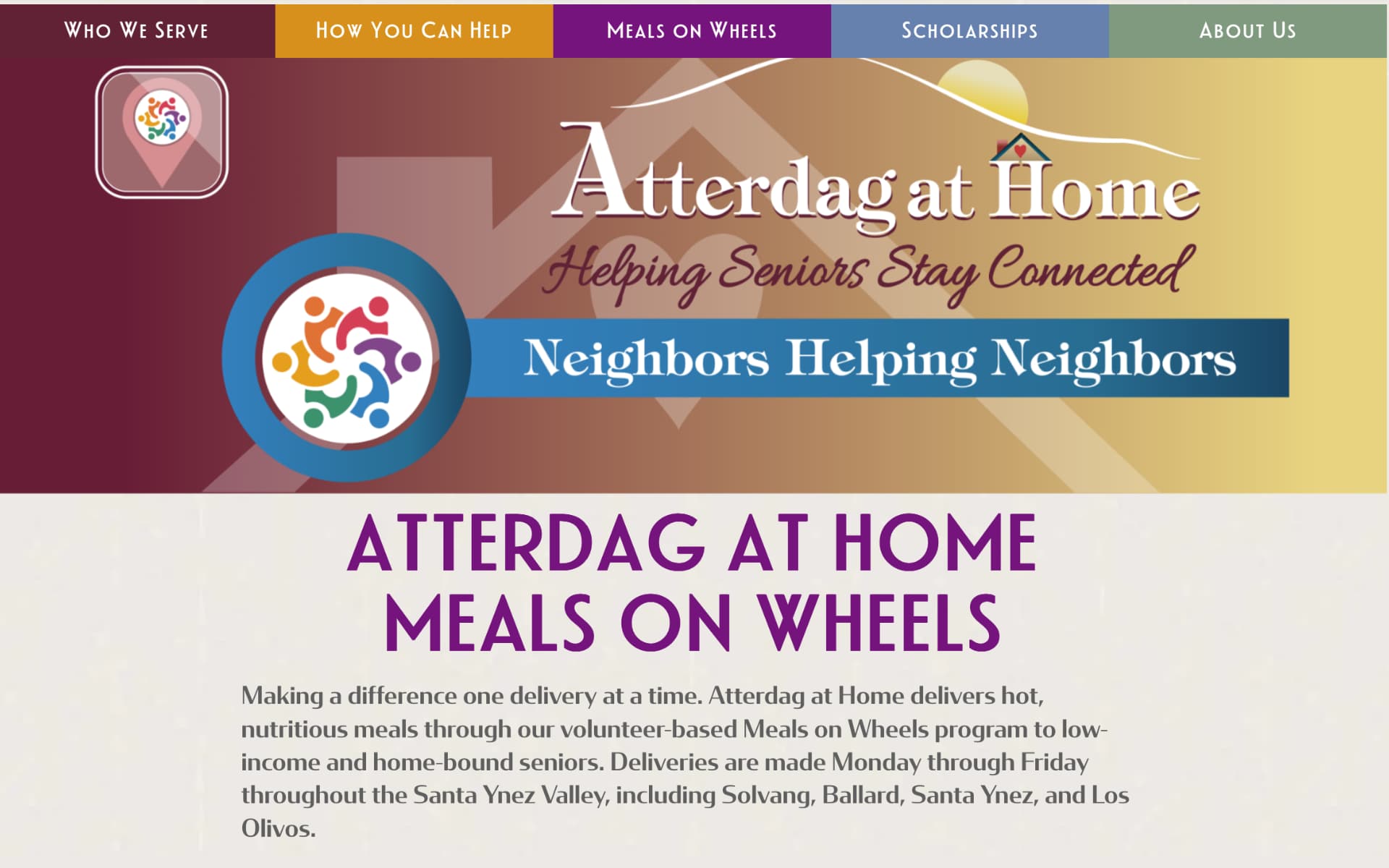 Meals on Wheels - Atterdag at Home Solvang Meals on Wheels - Atterdag at Home